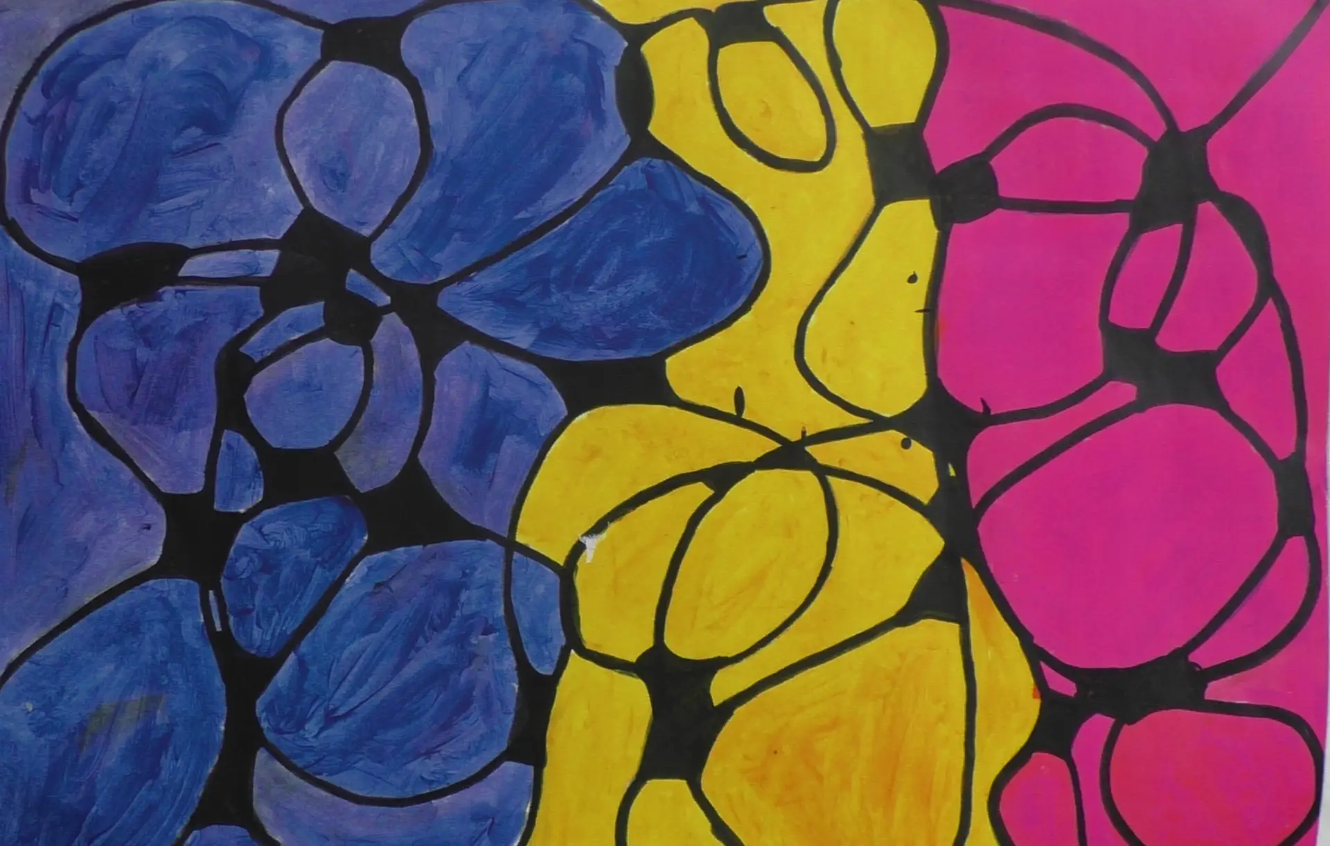 Student artwork at Mortimer House School.